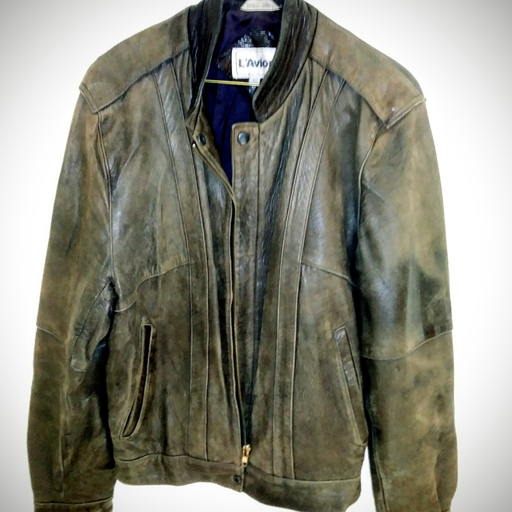 Men's Genuine leather jacket